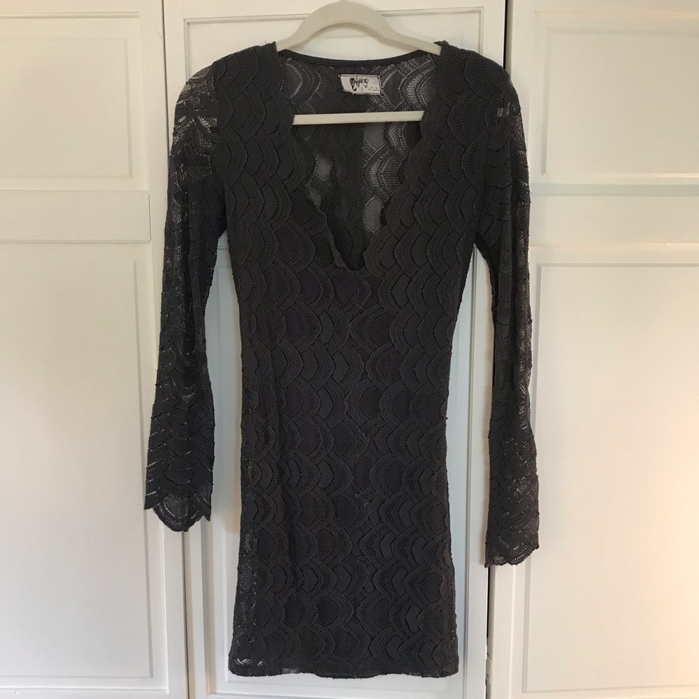 Free People Nightcap crochet slip dress